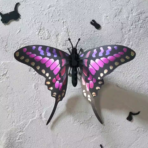 Assembli DIY Papier Schwertträger Schmetterling